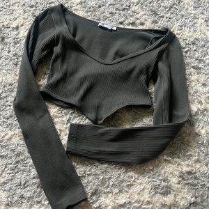 zara crop top